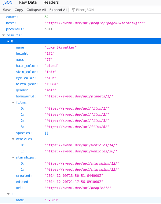 Hackathon 4 - SWAPI The Star Wars API
