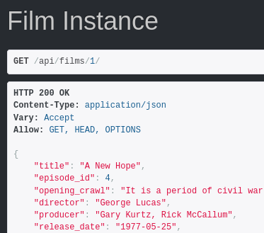Hackathon 4 - SWAPI The Star Wars API